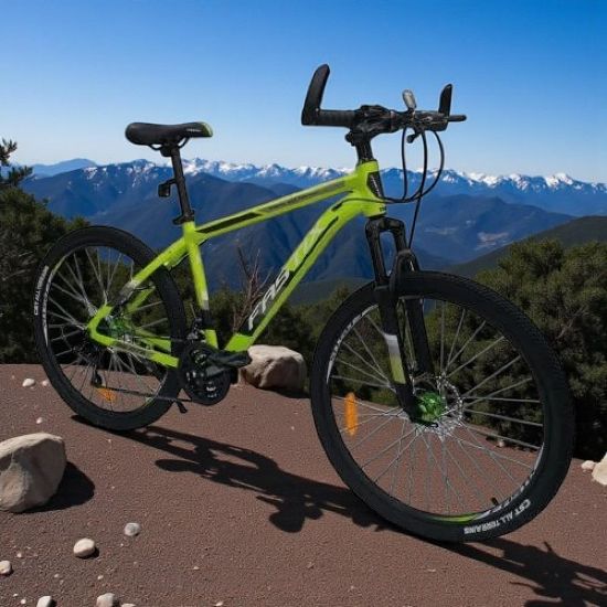 صورة دراجة رياضية المنيوم مقاس 26 - أخضر كيوي